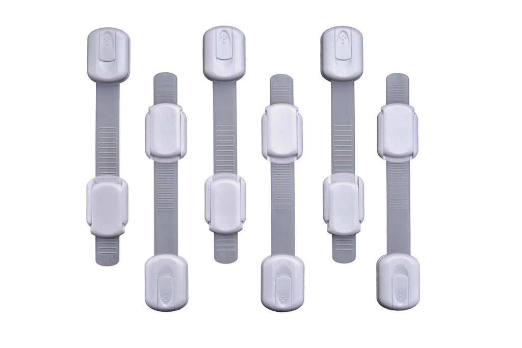 SnuggBugg Adjustable Child Safety Latches [6-Pack]